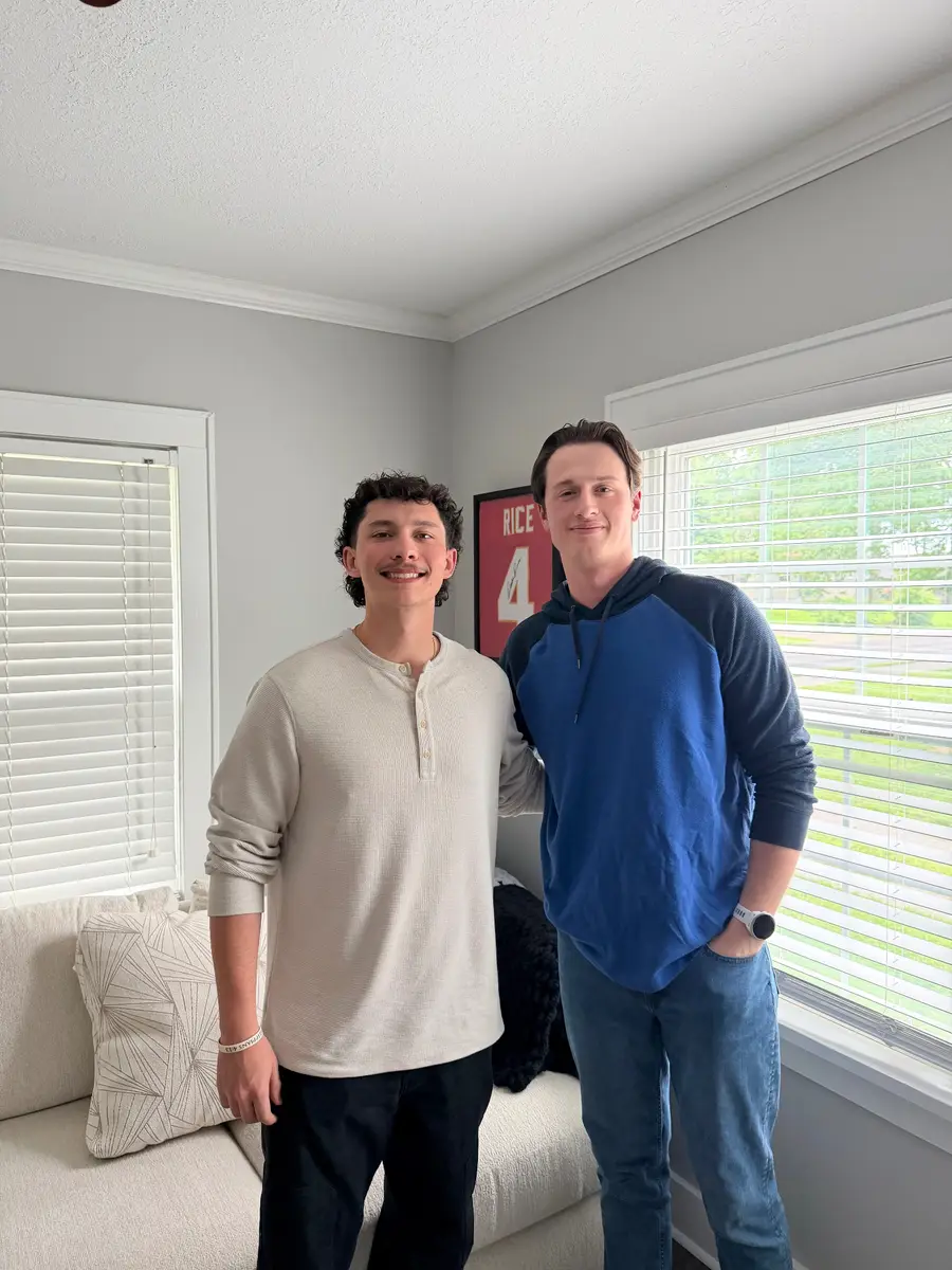 Justin and Brady, founders of League Desk
